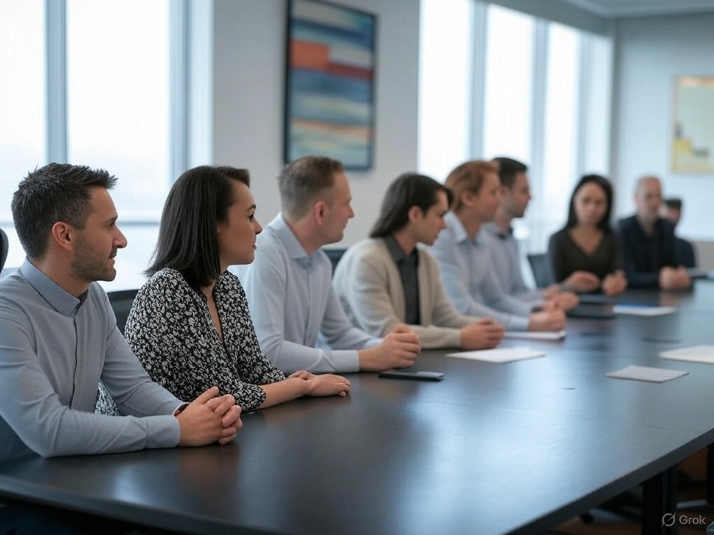 Franchise training and sales meeting